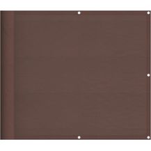 Bild für vidaXL Balkon-Sichtschutz Braun 90x700 cm 100 % Polyester-Oxford 4000389