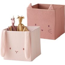Bild für vertbaudet Aufbewahrungsbox 2er-Set Kinderzimmer Aufbewahrungsboxen