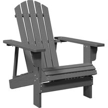Bild für vidaXL Adirondack-Stuhl Grau 69x85x90,5 cm Massivholz Tanne 4007244