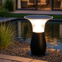 Bild für Arnusa LED Solarleuchte Solarlampe Wegeleuchte Sockelleuchte 29 cm Gartenlampe Außenleuchte