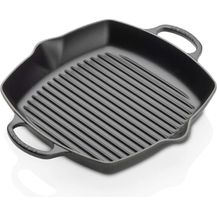 Bild für Le Creuset Grillpfanne quadratisch 2 Griffe Signature 30 cm Schwarz