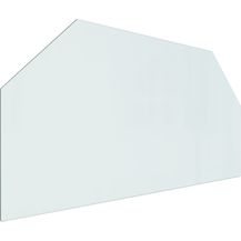 Bild für vidaXL Kaminofen Glasplatte Sechseck 100x50 cm 324141