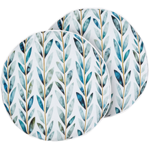 Bild für Gartenkissen 2er Set Pflanzenmuster LOANO 40 x 40 cm Grün