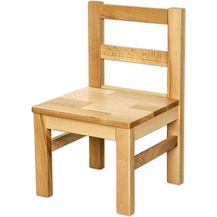 Bild für Bubema Kinderstuhl aus massiver Kernbuche Natur geölt