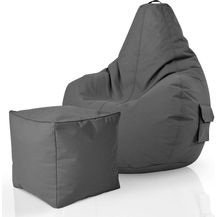 Bild für Green Bean® Bean Bag-Sitzsack + Hocker