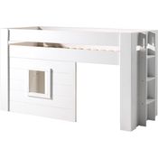 Vipack 'Noah' Halbhochbett, Weiß, 90x200 cm, inkl. Lattenrost