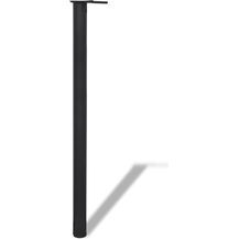 Bild für 4 höhenverstellbare Tischbeine Schwarz 1100 mm 242141