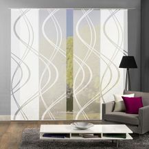 Bild für HOME WOHNIDEEN Schiebegardine DAN, Klettband (4 St)