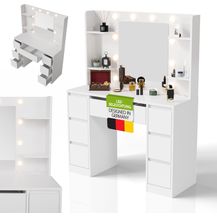 Bild für Juskys Schminktisch Malia mit LED-Beleuchtung & Spiegel