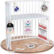 Bild für Babybay 'Boxspring' Beistellbett weiß