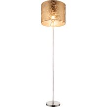 Bild für Stehlampe Wohnzimmer Stehleuchte LED Leselampe Textil Schirm Gold ST5551