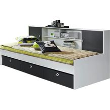 Bild für Rauch Funktionsbett 'Manuel' 90x200 cm weiß/grau