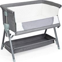 Bild für COSTWAY 2 in 1 höhenverstellbares Beistellbett & Babybett mit Aufbewahrungskorb