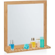 Bild für Bambus Wandspiegel mit Ablage 10044716