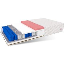 Bild für FDM CORFU Taschenfederkernmatratze 180x200 cm 7-Zonen Matratze 22 cm Höhe Härtegrad H4/H3 Kokos-Einlage Visco-Schaum Polyurethanschaum Polyester