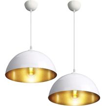 Bild für CCLIFE Hängeleuchte 2er Industrielle Pendelleuchte LED Hängeleuchte Metall E27