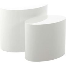 Bild für Couchtischsatz MICE Weiß/Hochglanz