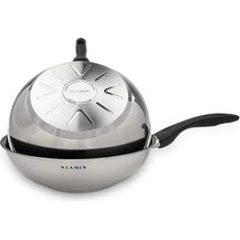 Bild für KLAMER Wok Edelstahl 28cm