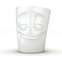 Bild für Schmunzel Henkelbecher vergnügt in weiß 350ml