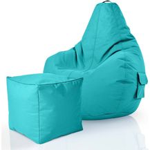 Bild für Green Bean® Bean Bag-Sitzsack + Hocker