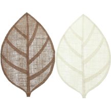 Bild für Platzmatte Blatt 4er Set Platzset Untersetzer Tischset Tischmatte Tischwäsche