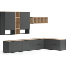 Bild für Wohnwand Wido Anthrazit 9 Teile Vicco