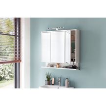 Bild für SCHILDMEYER Spiegelschrank Badschrank Badspiegel Spiegel inkl. LED Weiß glanz