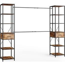 Bild für Kleiderschrank Fyrk Eiche rustikal 180 x 187 cm Vicco