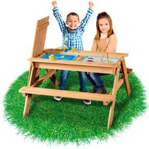 Bild für Coemo 2in1 Kindersitzgruppe +Sand-und Wasserspieltisch Kinder Picknicktisch
