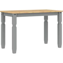 Bild für vidaXL Esstisch Corona Grau 112x60x75 cm Massivholz Kiefer 4005715