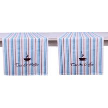 Bild für Tischläufer 2 Stück "Tea & Coffee" Tischdecke 40cm x 150cm