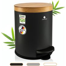 Bild für Exitoso Mülleimer 5 L leicht entleerbar Bambus