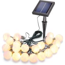 Bild für esotec LED-Lichterkette Solarkette 20 LED Glühbirnen 10m +2m Zuleitung 2800K outdoor 102180
