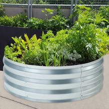 Bild für Pflanzbeet Andrano Stahl Ø91,5x30,5 cm [casa. pro]