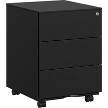 Bild für Songmics Rollcontainer mit 3 Schubladen und abschließbar