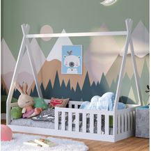 Bild für Bellabino 'Tajo' Tipi-Bodenbett inkl. Rolllattenrost