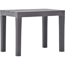 Bild für vidaXL Gartenbänke 2 Stk. Moccafarben Kunststoff 48782