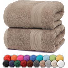 Bild für NatureMark 2er Pack DUSCHTÜCHER Premium Qualität 70x140 cm DUSCHTUCH Dusch-Handtuch Doppelpack Farbe: Sand/Beige