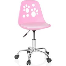 Bild für hjh OFFICE 742004 Kinderdrehstuhl Fancy I Kunstleder Pink mitwachsender Drehstuhl im peppigen Design