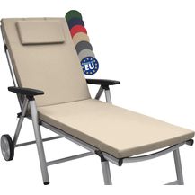 Bild für Beautissu Rollliegenauflage Loft RL 200 x 60 x 5 cm Natur