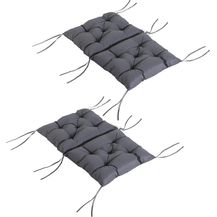 Bild für Outsunny Sitzkissen Auflage für Niederlehner Gartenstuhlauflagen