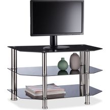 Bild für Fernsehtisch Schwarzglas