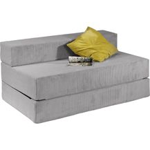 Bild für Traumnacht Schlafsofa mit Bezug aus grauem Cord-Gewebe