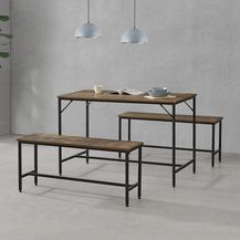 Bild für [en. casa] 'Pajala' Esstisch- und Bank-Set