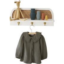 Bild für vertbaudet Wandgarderobe Wandgarderobe mit Rattan POESIE