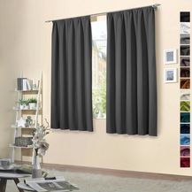 Bild für heimtexland Verdunkelungsvorhang Verdunklungsgardinen Thermo Vorhänge blickdicht (2 St)