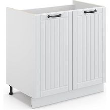 Bild für Spülenunterschrank Fame-Line Weiß Landhaus 80 cm ohne Arbeitsplatte Vicco