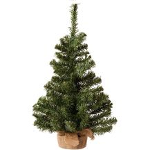 Bild für Künstlicher Weihnachtsbaum im Jutesack 60cm Tannenbaum Christbaum Dekobaum grün