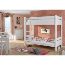 Bild für Erst-Holz Etagenbett für Erwachsene 80x200 weiß