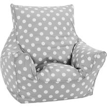 Bild für Knorrtoys Kindersitzsack Punkte (Dots Grey)